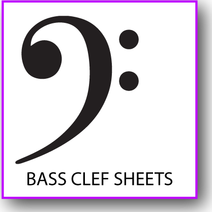 Printable Bass Clef Manuscript Paper